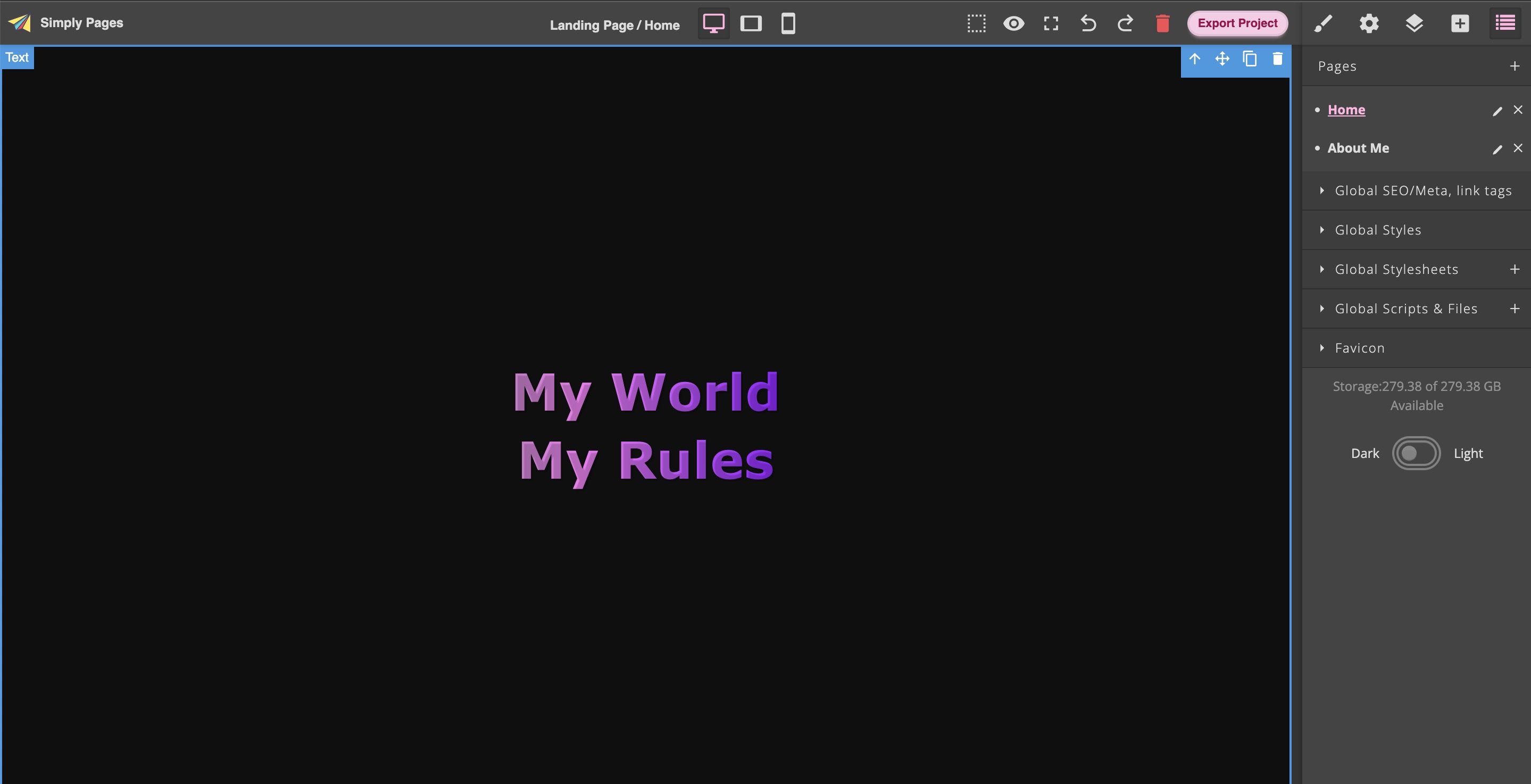 Drag and Drop Website builder